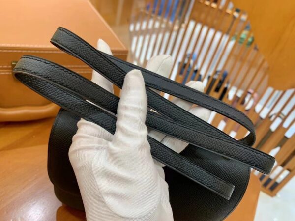1:1 Replica Hermes Constance 23 Epsom Black For Women, Women's Handbags, Shoulder Bags 9in/23cm