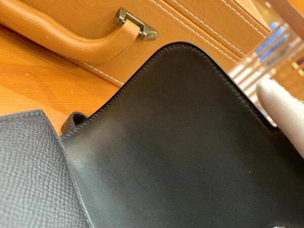 1:1 Replica Hermes Constance 23 Epsom Black For Women, Women's Handbags, Shoulder Bags 9in/23cm