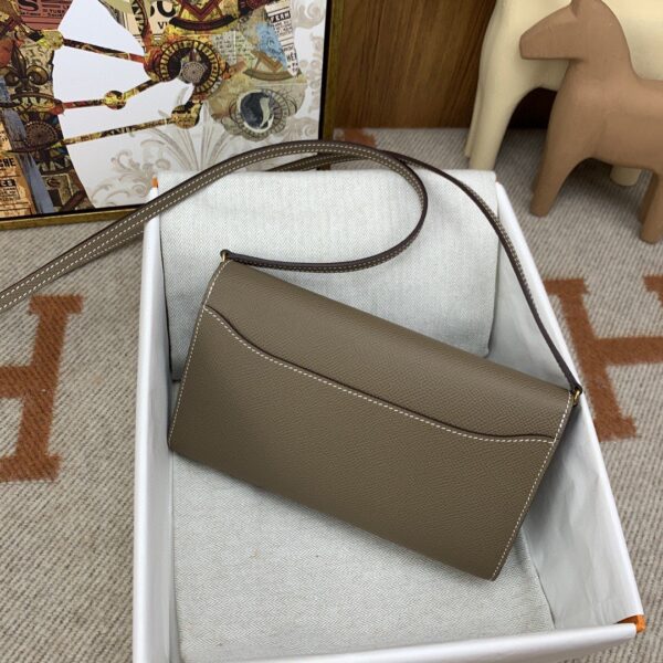 1:1 Replica Hermes Constance Long Togo Wallet Brown, Gold Toned Hardware Bag For Women, Women's Handbags, Shoulder Bags 8.1in/21cm