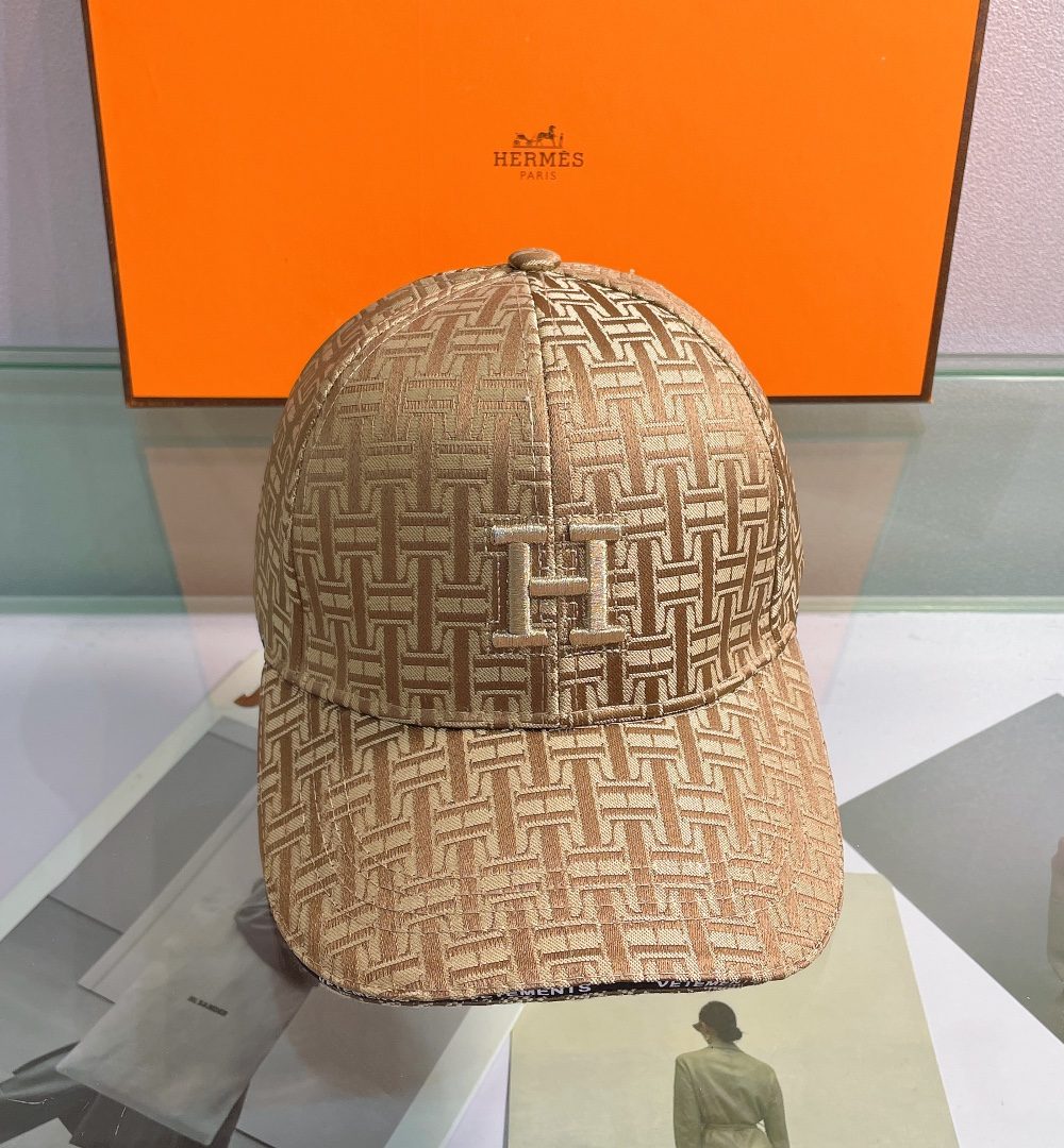 Hermes Davis H Primavera Cap Beige Hermes Cap