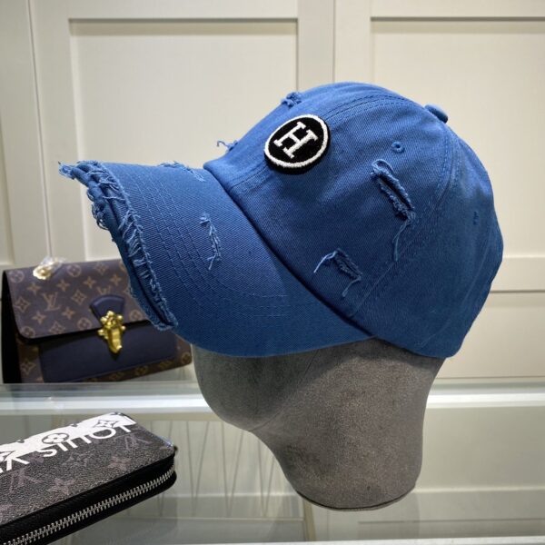 Hermes Davis H Primavera Cap Blue Hermes Cap
