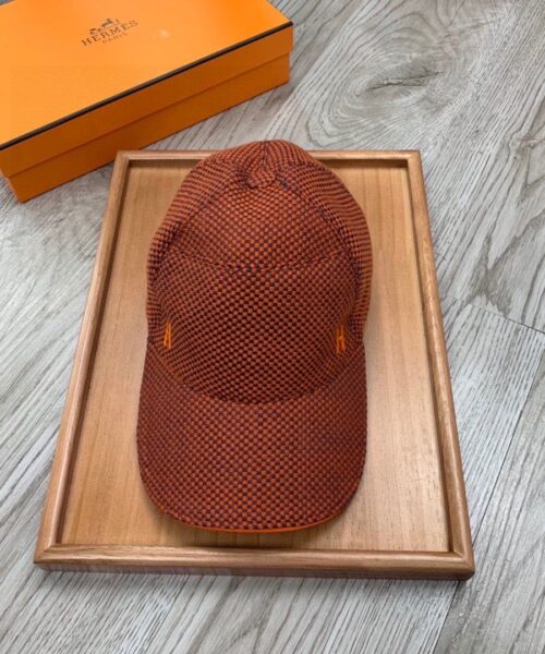 Hermes Davis H Primavera Cap Caro Brown Hermes Cap