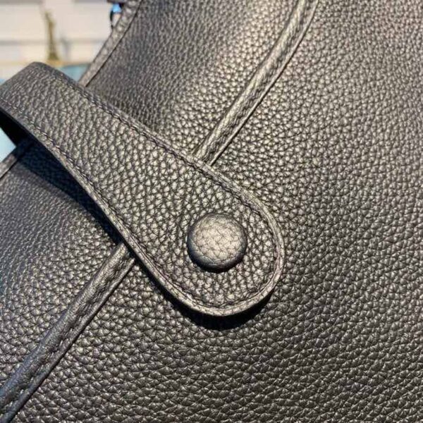 1:1 Replica Hermes Evelyne III 29 Bag Black With Silver-Toned Hardware For Women, Women's Shoulder And Crossbody Bags 11.4in/29cm H056277CK89