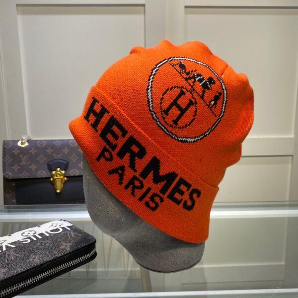 Hermes Frequence Beanie In Orange