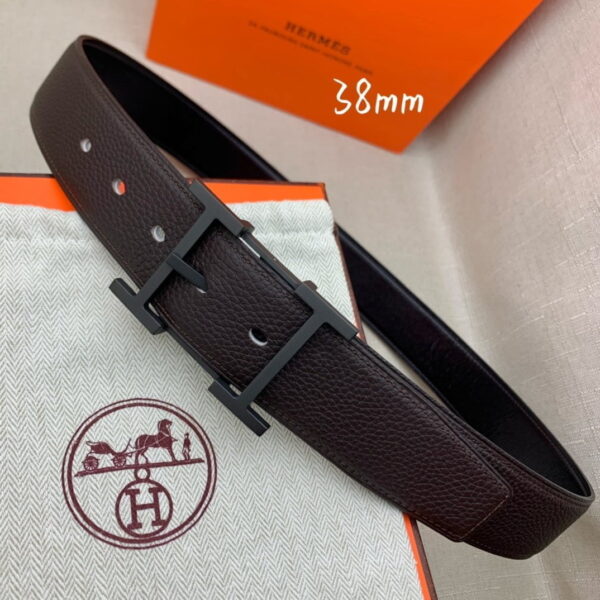 1:1 Replica Hermes H Belt Buckle & Reversible Black For Women, Women Belt