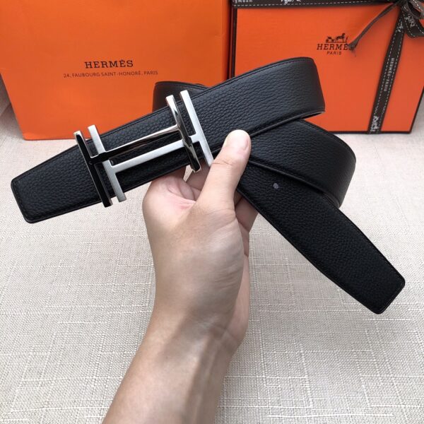 1:1 Replica Hermes H Belt Buckle & Reversible Black For Women, Women Belt