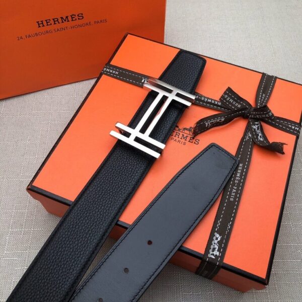 1:1 Replica Hermes H Belt Buckle & Reversible Black For Women, Women Belt