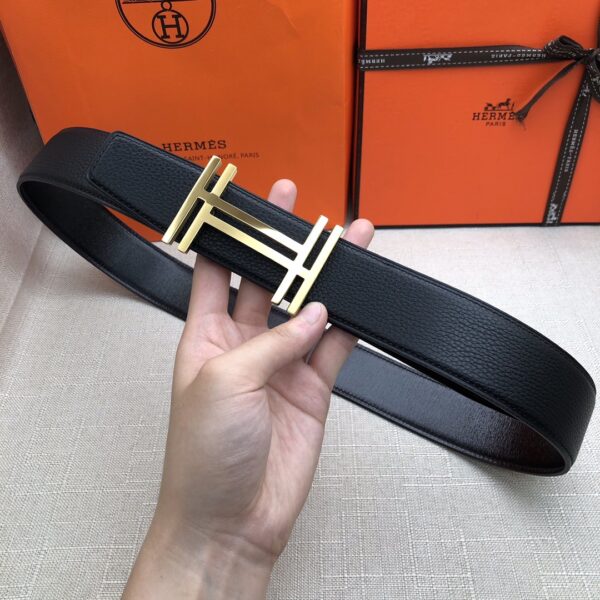 1:1 Replica Hermes H Belt Buckle & Reversible Black For Women, Women Belt