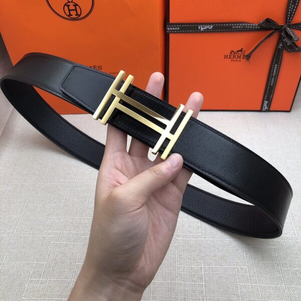 1:1 Replica Hermes H Belt Buckle & Reversible Black For Women, Women Belt