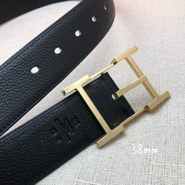 1:1 Replica Hermes H Belt Buckle & Reversible Black For Women, Women Belt