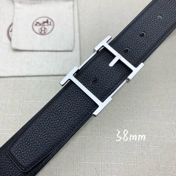 1:1 Replica Hermes H Belt Buckle & Reversible Black For Women, Women Belt