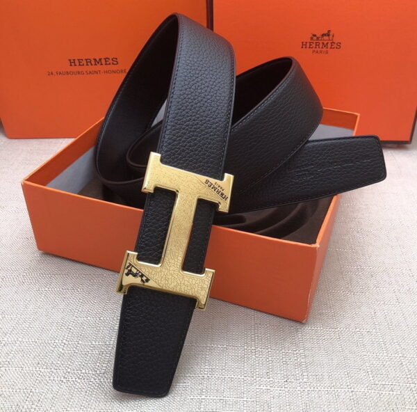 1:1 Replica Hermes H Belt Buckle & Reversible Black For Women, Women Belt
