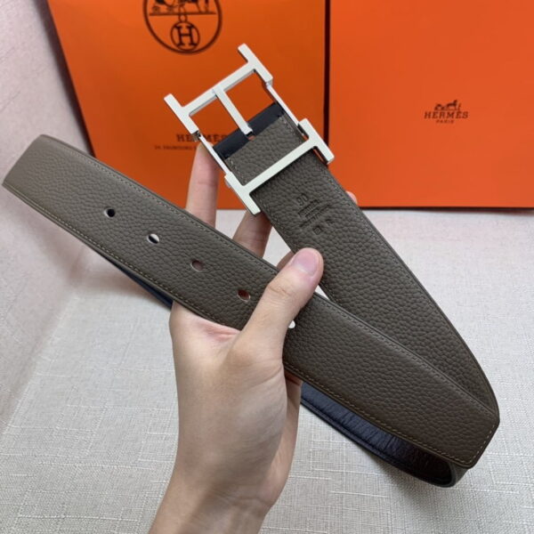 1:1 Replica Hermes H Belt Buckle & Reversible Brown For Women, Women Belt