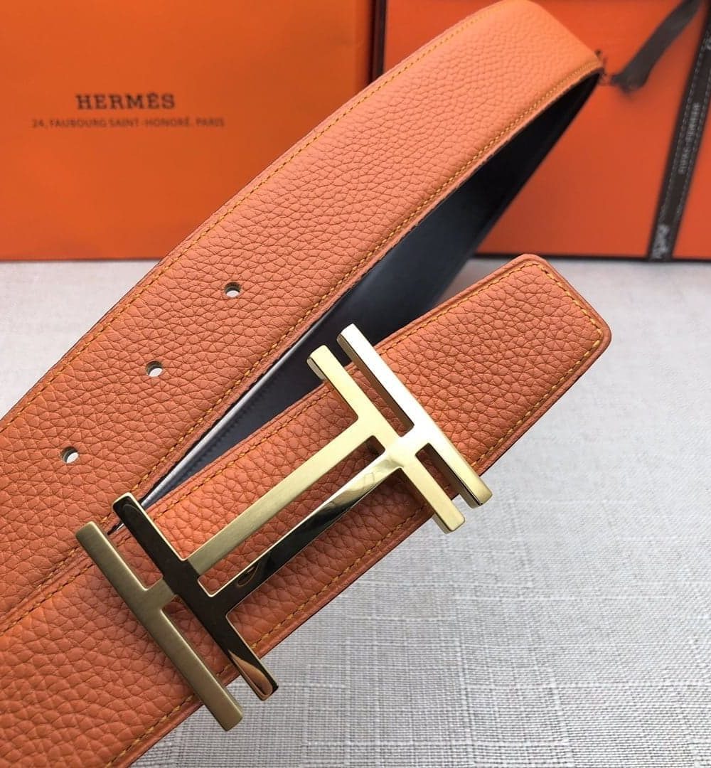 1:1 Replica Hermes H Belt Buckle & Reversible Brown For Women, Women Belt