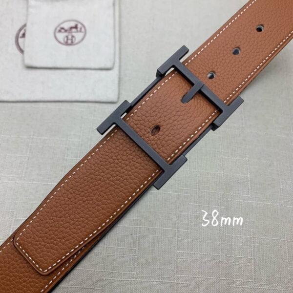 1:1 Replica Hermes H Belt Buckle & Reversible Brown For Women, Women Belt