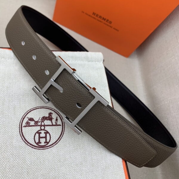 1:1 Replica Hermes H Belt Buckle & Reversible Brown For Women, Women Belt