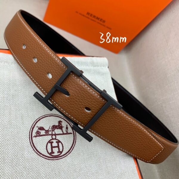 1:1 Replica Hermes H Belt Buckle & Reversible Brown For Women, Women Belt
