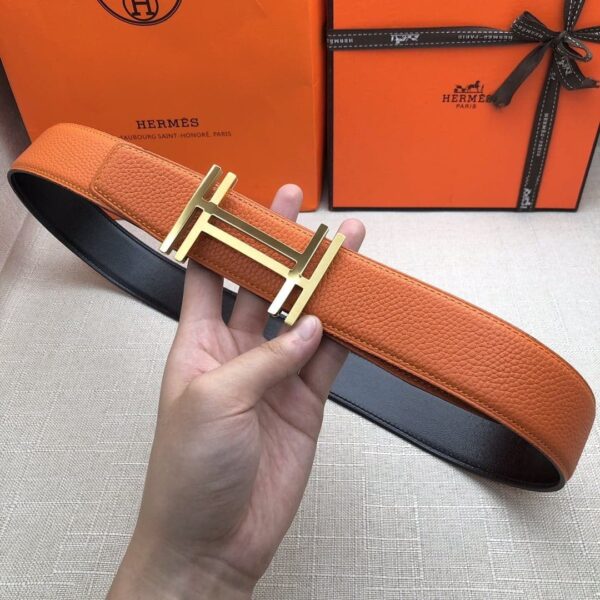 1:1 Replica Hermes H Belt Buckle & Reversible Brown For Women, Women Belt