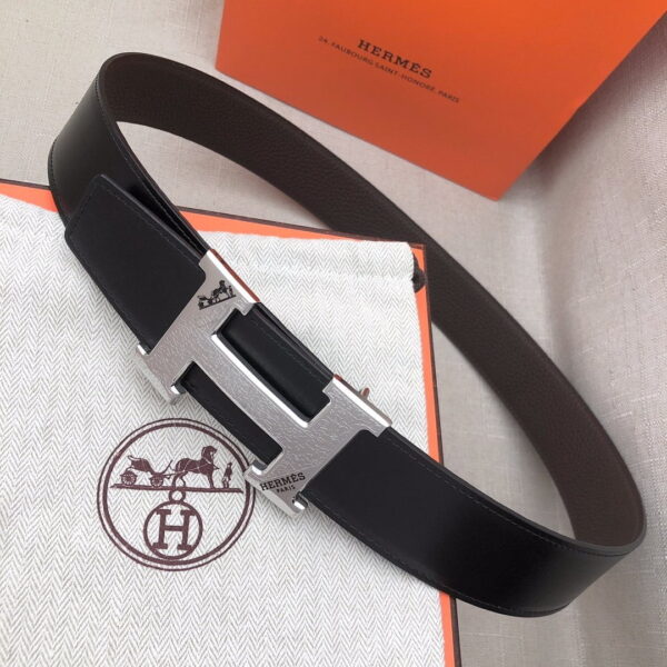 1:1 Replica Hermes H Belt Buckle & Reversible Brown For Women, Women Belt