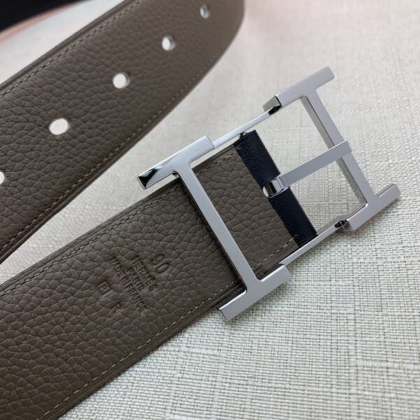 1:1 Replica Hermes H Belt Buckle & Reversible Brown For Women, Women Belt