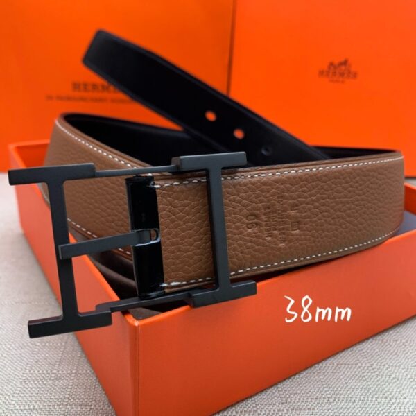1:1 Replica Hermes H Belt Buckle & Reversible Brown For Women, Women Belt