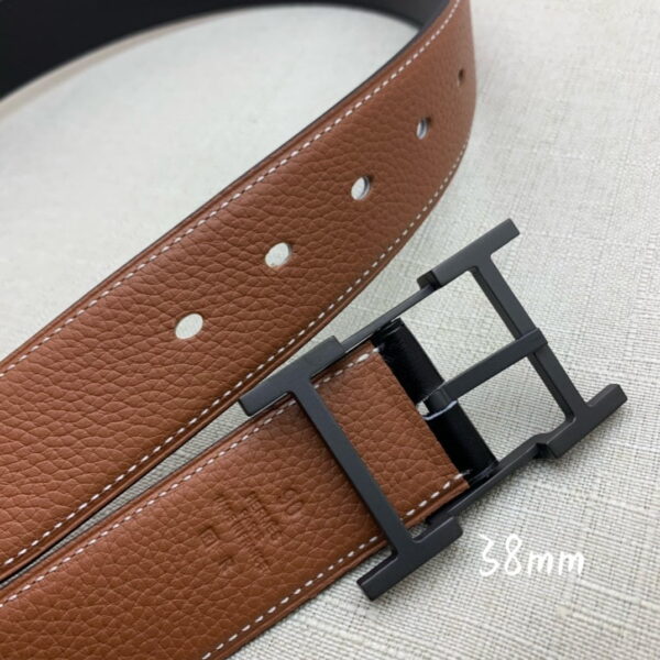1:1 Replica Hermes H Belt Buckle & Reversible Brown For Women, Women Belt