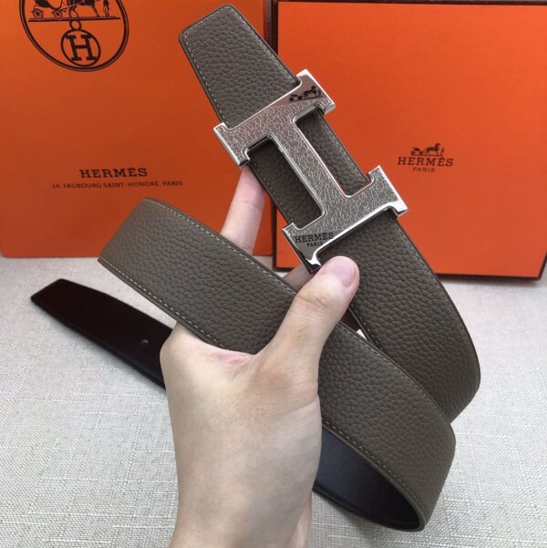 1:1 Replica Hermes H Belt Buckle & Reversible Brown For Women, Women Belt