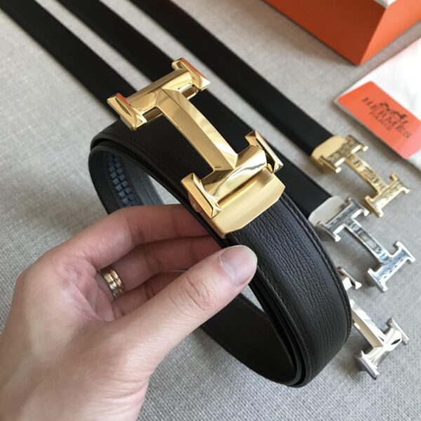 1:1 Replica Hermes H Belt Buckle & Reversible Strap Black For Women, Women Belt