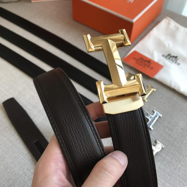 1:1 Replica Hermes H Belt Buckle & Reversible Strap Black For Women, Women Belt