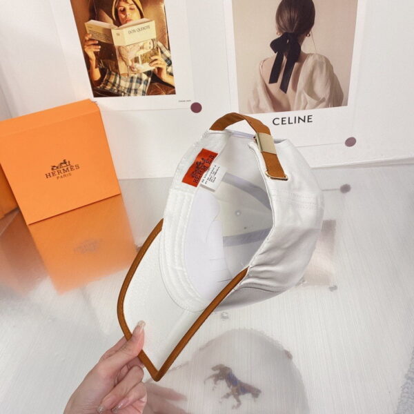 Hermes Horse Cap White Hermes Cap