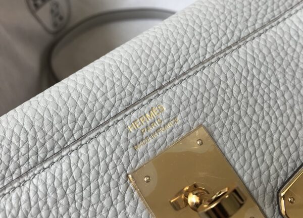 1:1 Replica Hermes Kelly 28 Retourne Togo White Bag For Women, Women's Handbags, Shoulder Bags 11in/28cm