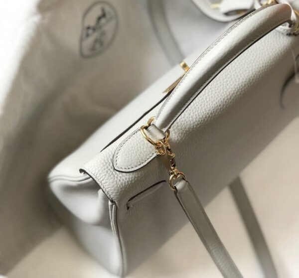1:1 Replica Hermes Kelly 28 Retourne Togo White Bag For Women, Women's Handbags, Shoulder Bags 11in/28cm