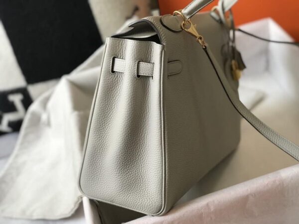 1:1 Replica Hermes Kelly 28 Retourne Togo White Bag For Women, Women's Handbags, Shoulder Bags 11in/28cm