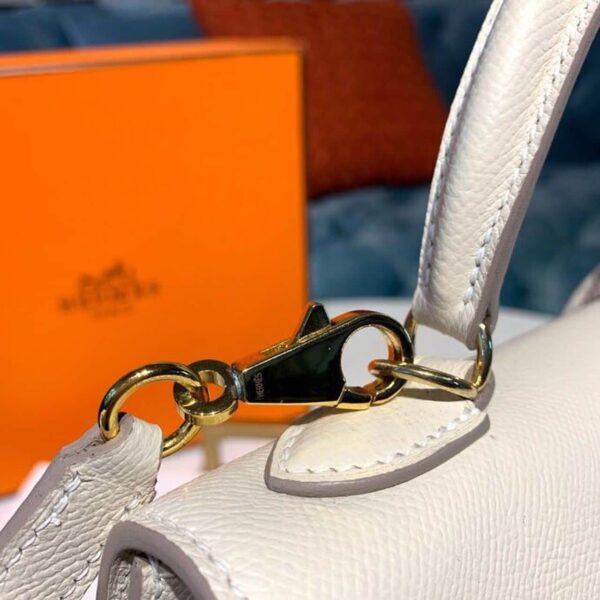 1:1 Replica Hermes Kelly Craie For Women Gold Toned Hardware 10in/25cm