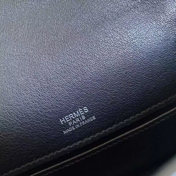 1:1 Replica Hermes Mini Kelly KP Pochette Black/Khaki Green/Yellow/Brown For Women 22cm / 8.7in