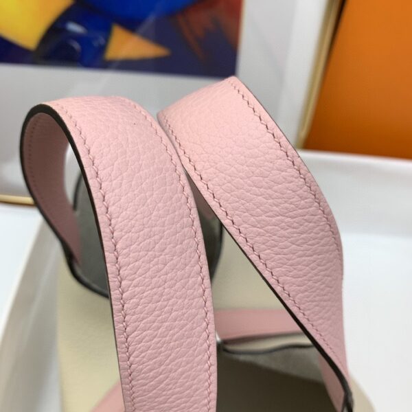 1:1 Replica Hermes Picotin Lock 18 Bag Beige/Pink With Silver-Toned Hardware For Women, Women's Handbags 7.1in/18cm