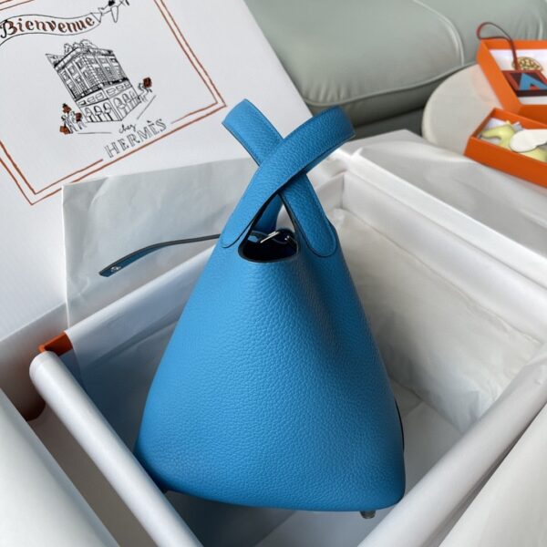 1:1 Replica Hermes Picotin Lock 18 Bag Blue For Women, Women's Handbags 7.1in/18cm