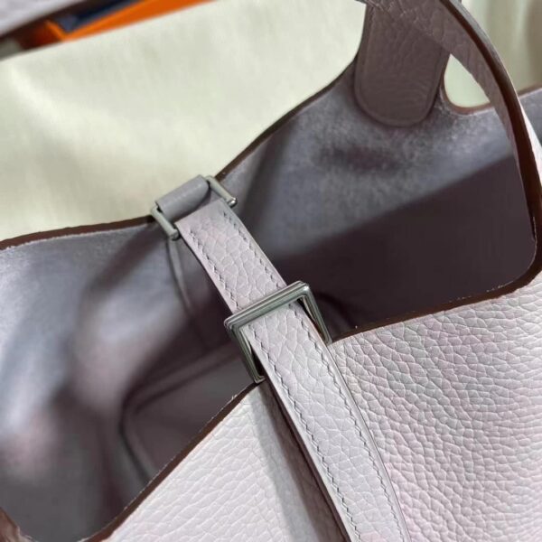 1:1 Replica Hermes Picotin Lock 18 Lime Clemence Yellow/Green/Red/Blue/Light Green/Light Purple/Pink For Women 19cm / 7.5in