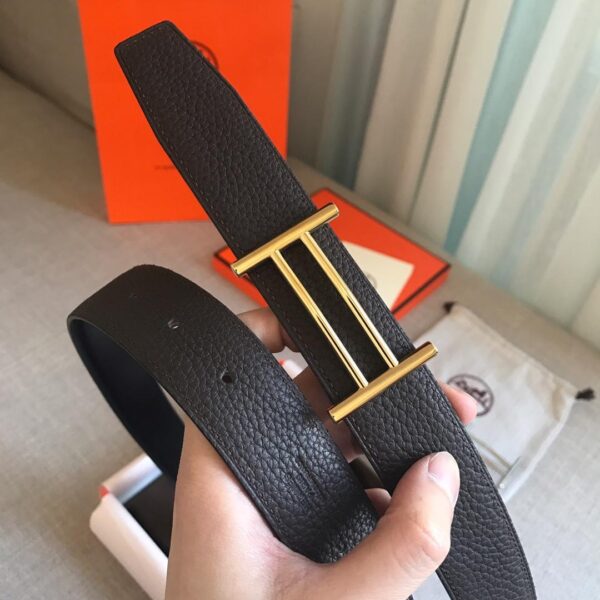 1:1 Replica Hermes Rider Belt Buckle & Reversible Black For Women, Women Belt