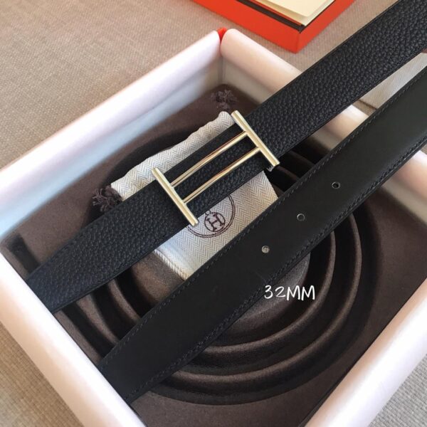 1:1 Replica Hermes Rider Belt Buckle & Reversible Strap Black For Women, Women Belt