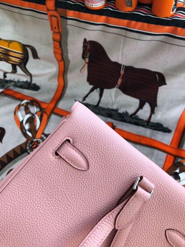 1:1 Replica Kelly Danse II Bag Swift Yellow/Black/Brown/Pink/Red For Women 22cm / 8.7in