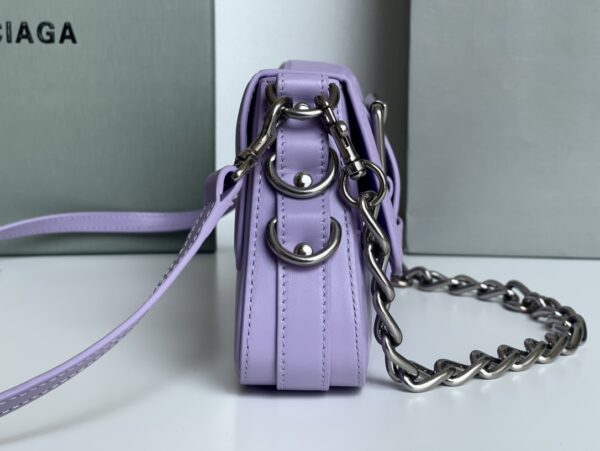 Lindsay Small Shoulder Bag In Green/Purple/Black For Women 11.4in/29cm