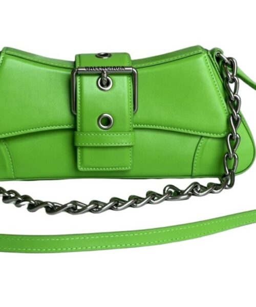 Lindsay Small Shoulder Bag In Green/Purple/Black For Women 11.4in/29cm