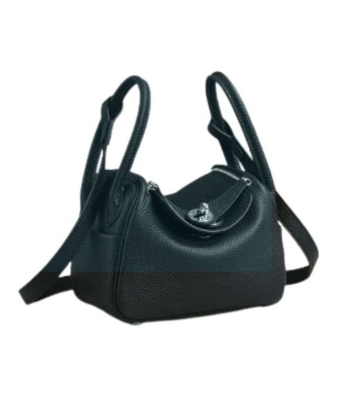 1:1 Replica Lindy Mini Black/Dark Green For Women 19cm / 7.4in