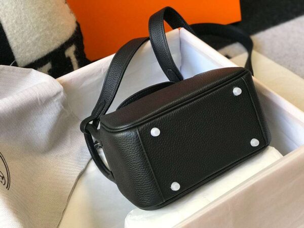 1:1 Replica Lindy Mini Black/Dark Green For Women 19cm / 7.4in