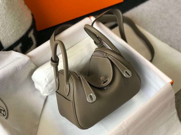 1:1 Replica Lindy Mini Black/Dark Green For Women 19cm / 7.4in