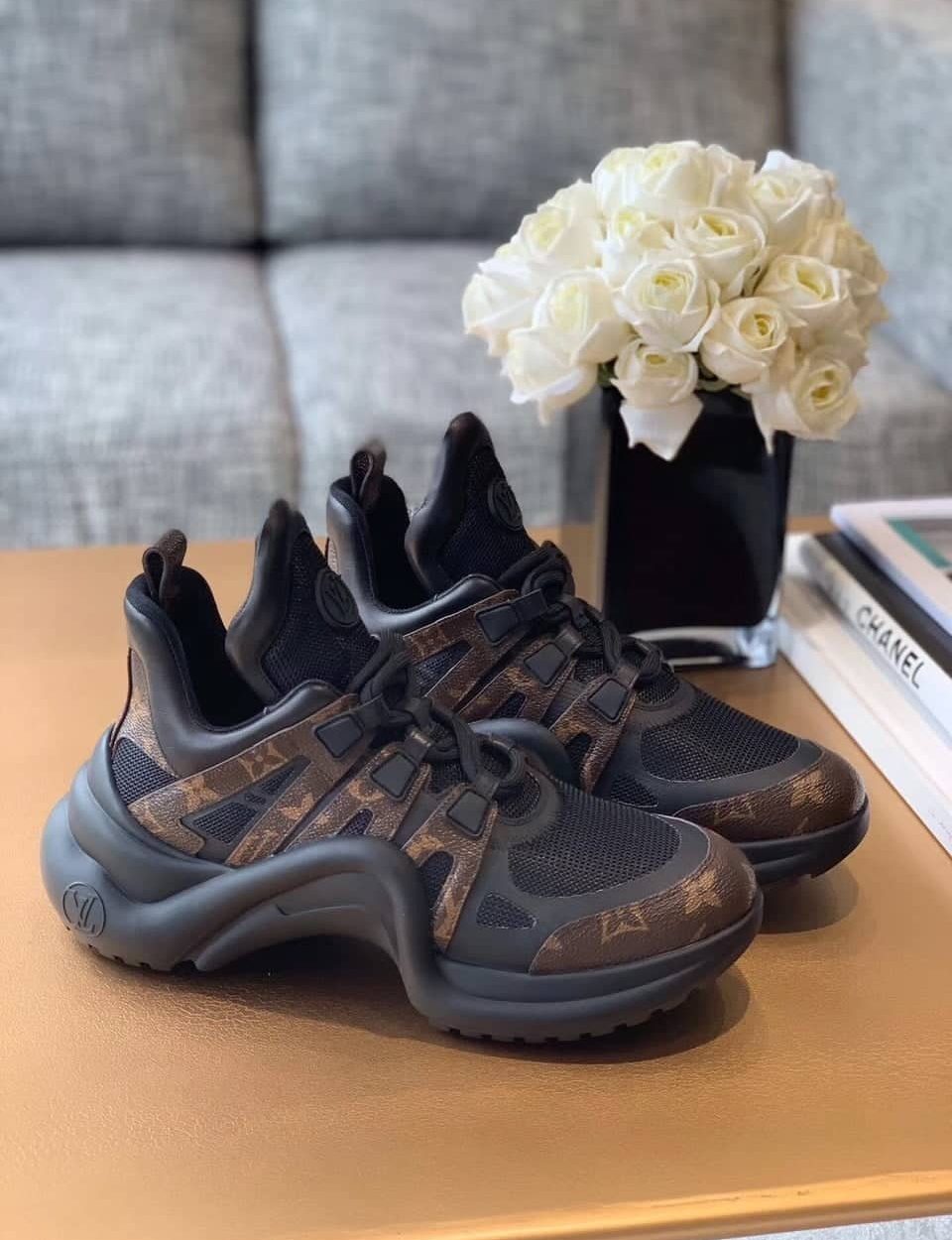 Louis Vuitton Archlight Sneakers Calfskin Leather Fall/Winter 2019 Collection 1A589P Black/Brown