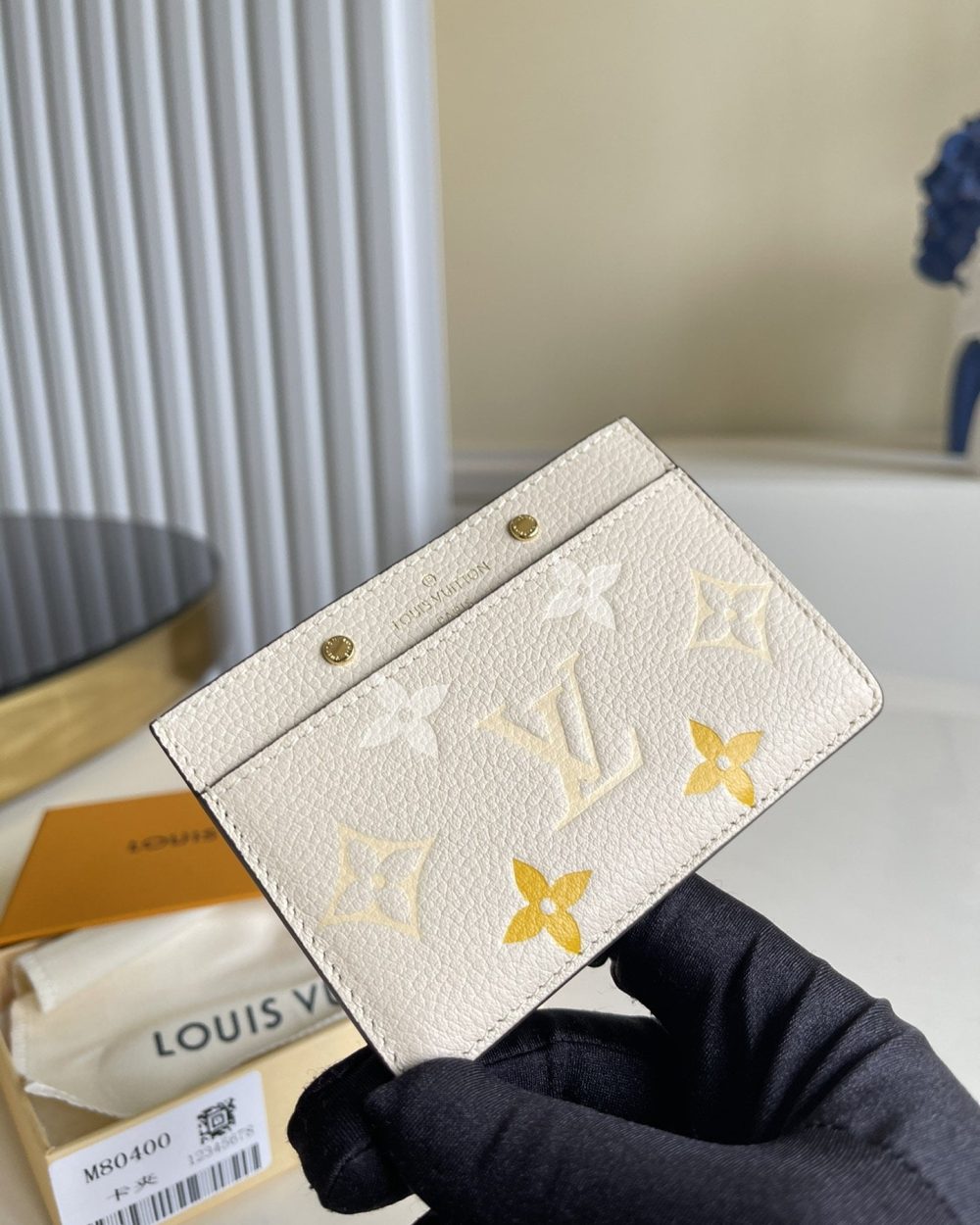 1:1 Replica Louis Vuitton Card Holder Monogram Empreinte For Women, Women's Wallet 4.3in/11cm LV