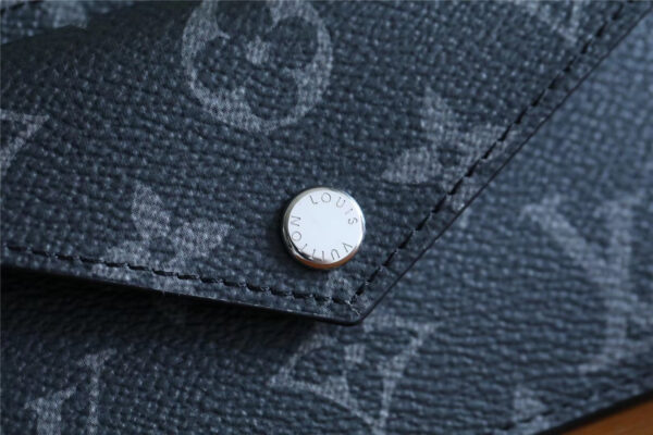 1:1 Replica Louis Vuitton Card Holder Recto Verso Monogram Eclipse For Women, Women's Wallets 5.1in/13cm LV