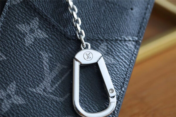 1:1 Replica Louis Vuitton Card Holder Recto Verso Monogram Eclipse For Women, Women's Wallets 5.1in/13cm LV